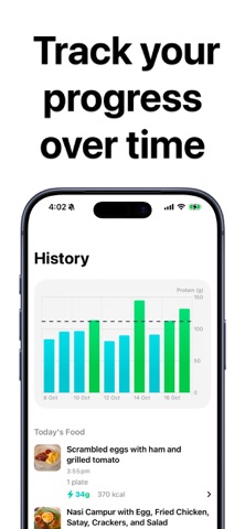 Proto Protein & Fiber Tracker iPhone screenshot