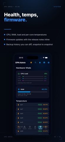 OPN Admin for OPNsense screenshot