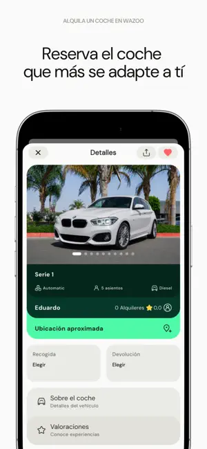 Wazoo — Alquiler de coches screenshot 4