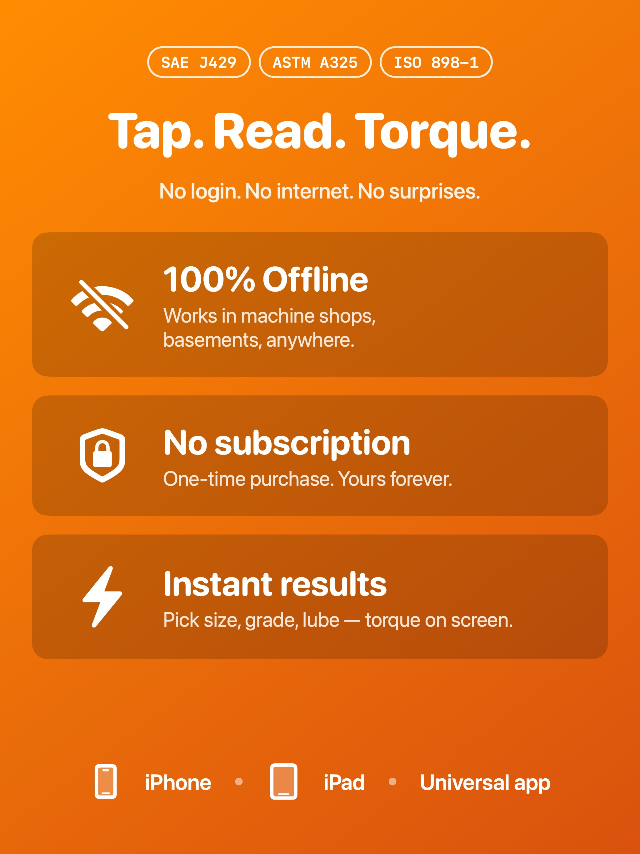 Bolt Torque Spec Calc screenshot 6