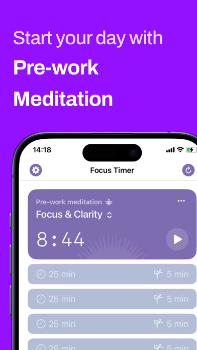 Focus Timer: Pomodoro & Calm Screenshot