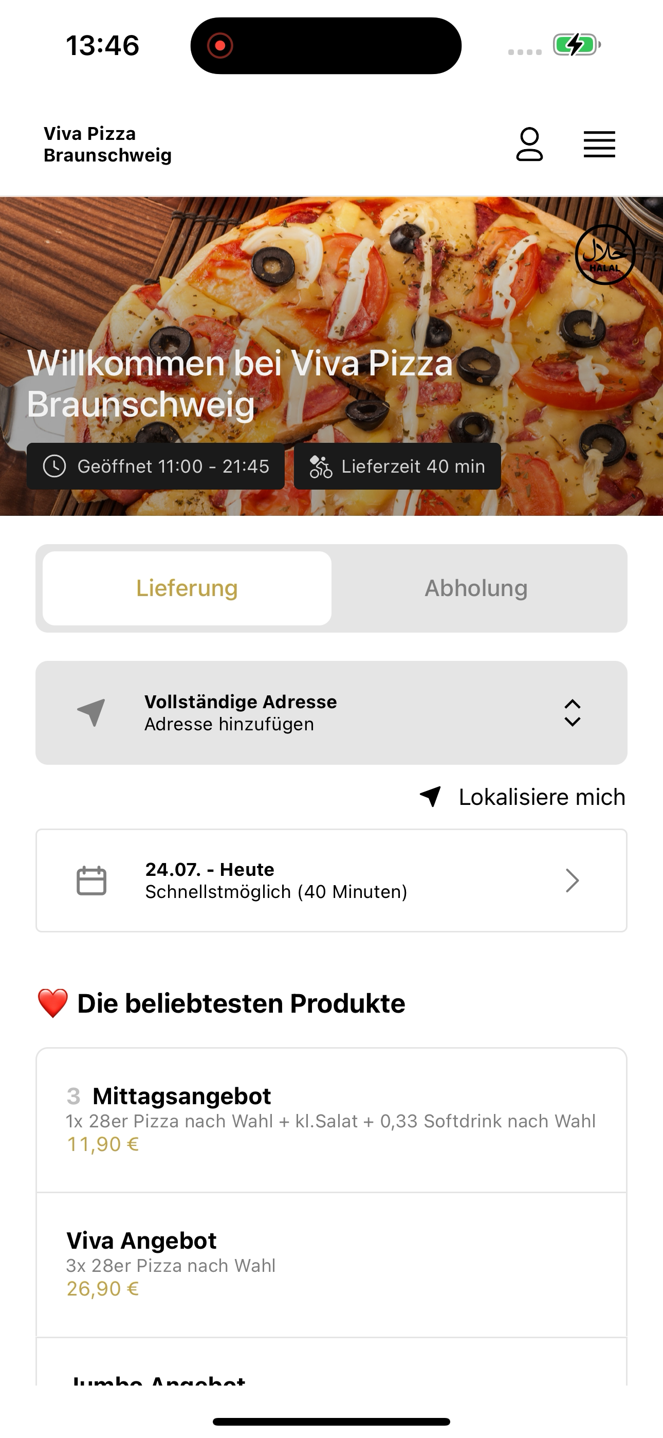 Viva Pizza Braunschweig screenshot 6