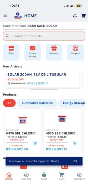 CHLORIDE EXIDE LTD screenshot 1