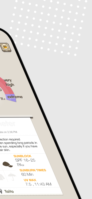 UVmeter - Check the UV index Screenshot