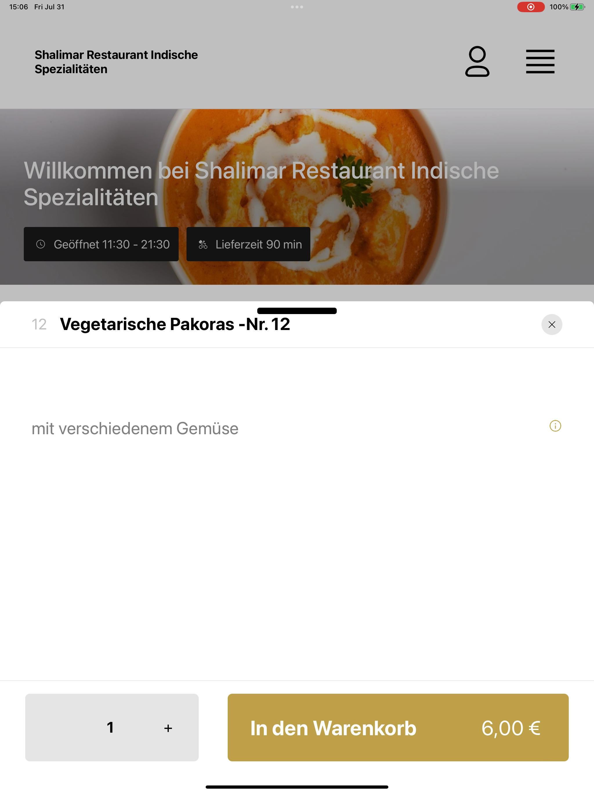 Shalimar Restaurant screenshot 8
