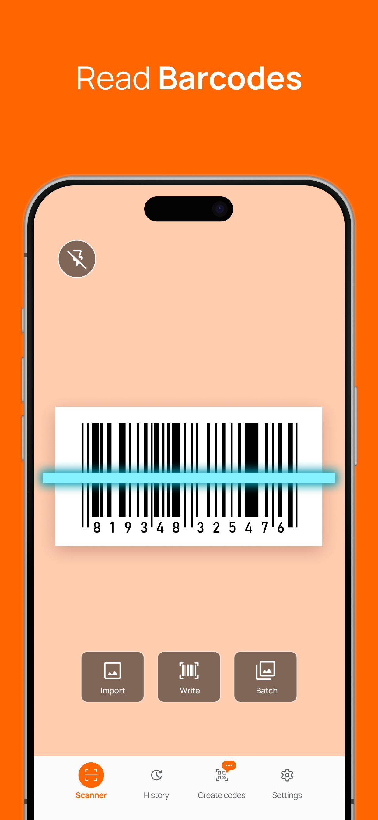 QR Code Reader＊Barcode Scanner App Store screenshot