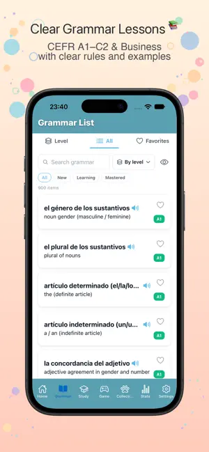 Learn Spanish: Grammar Paws screenshot 2