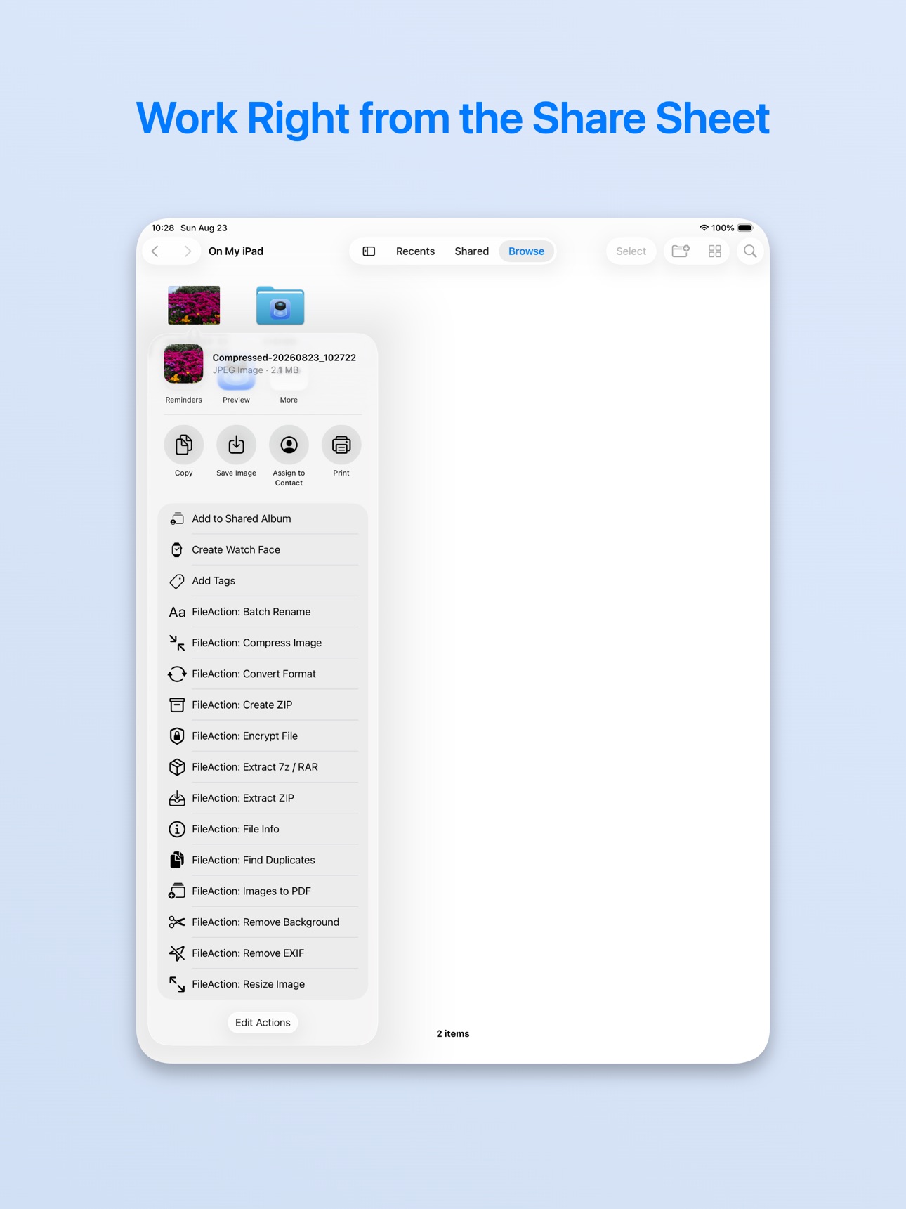 Screenshot 8 of FileAction: PDF & Image Tools