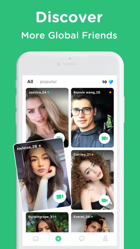#3. MiniLive - Video Chat (iOS) 由: BatWord, Inc