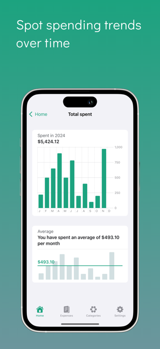 SpendFit Expense Tracker Screenshot 2 of 5
