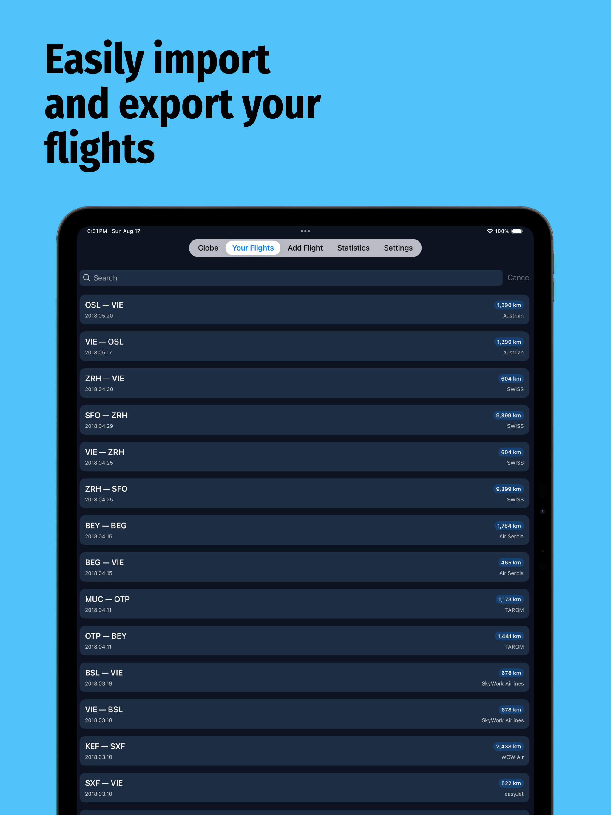 YourFlights - Flight Tracker - Reviews, Revenue and Downloads - Apple ...