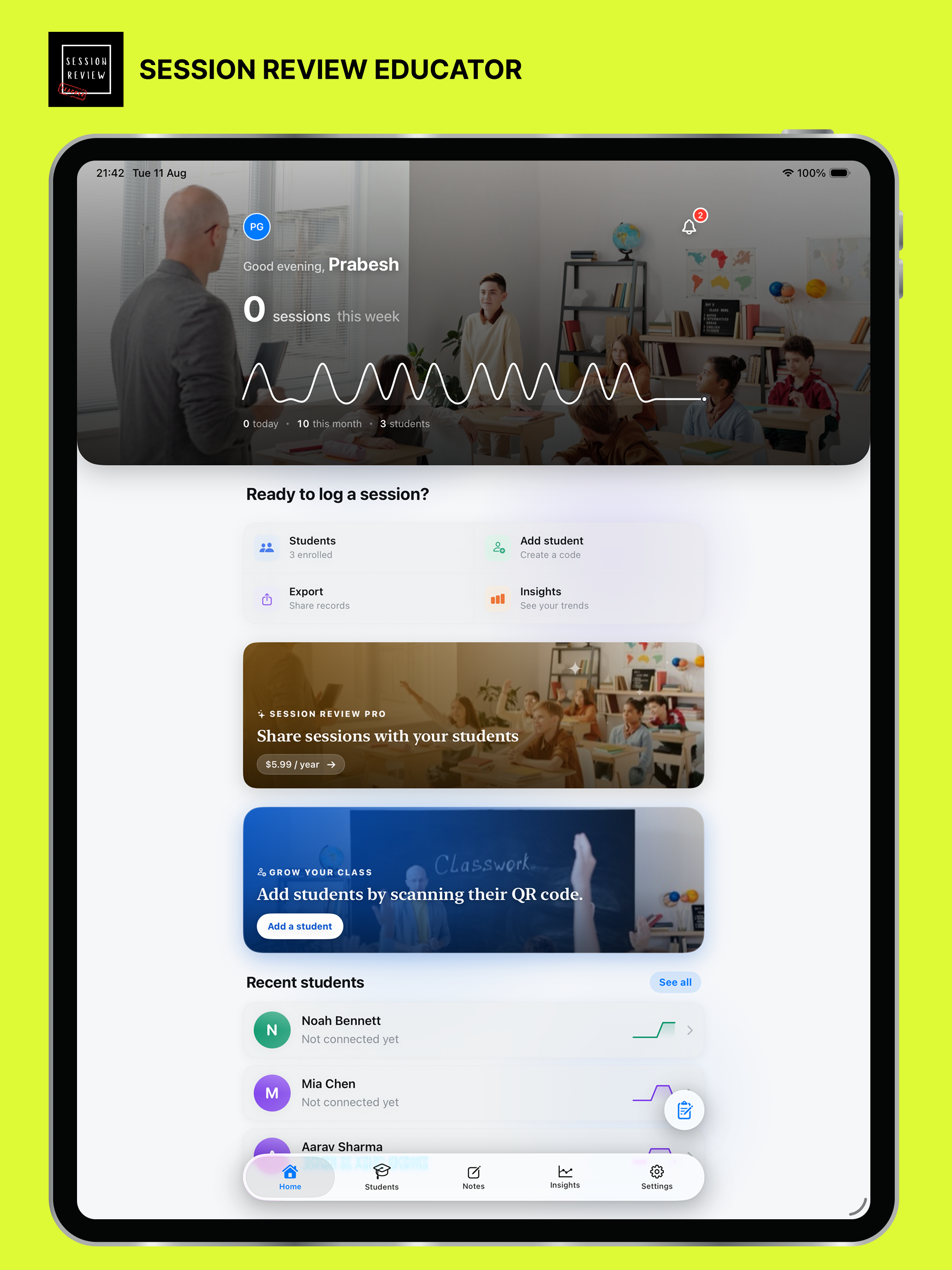 Session Review Educator screenshot 8