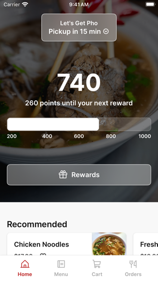 Let's Get Pho iPhone screenshot 1 - Food & Drink app