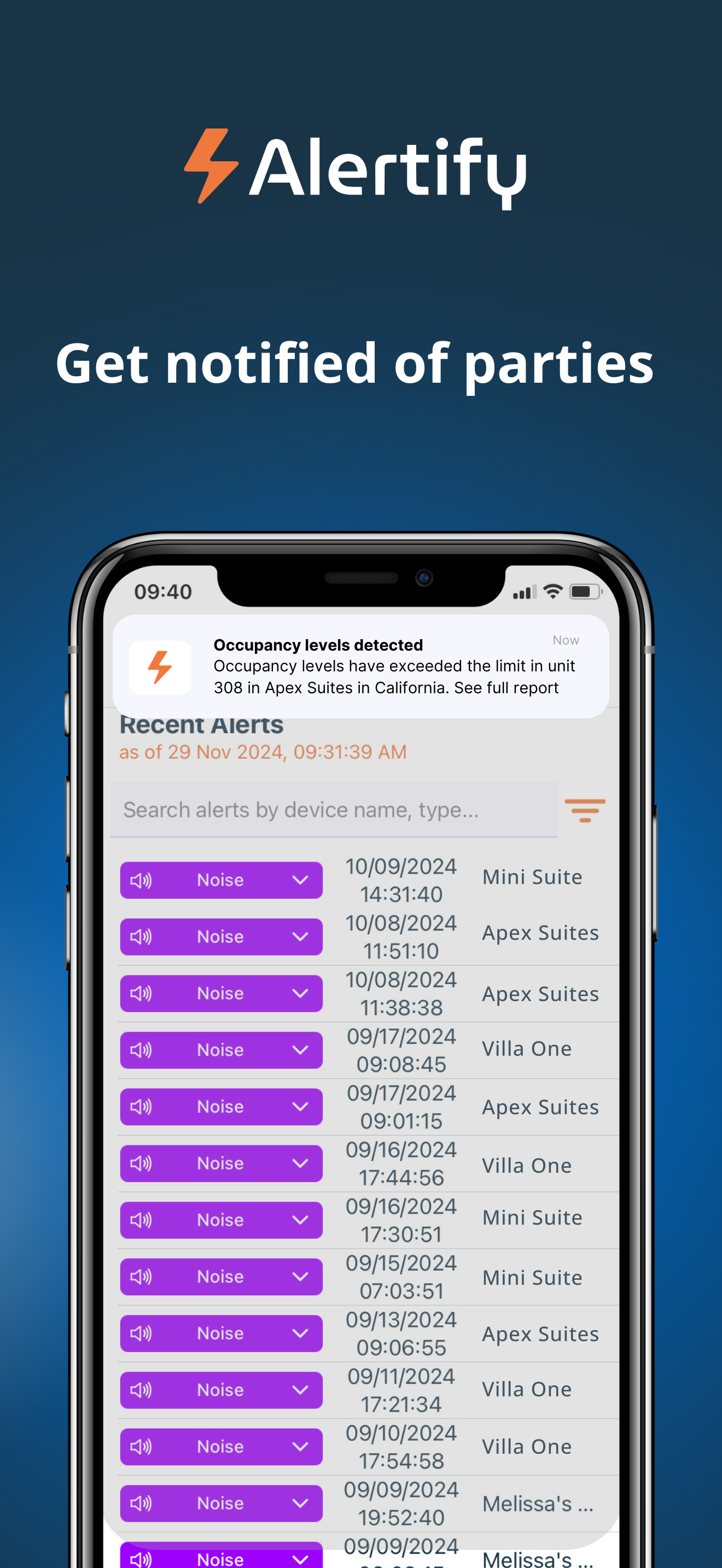 Alertify: Property Monitoring