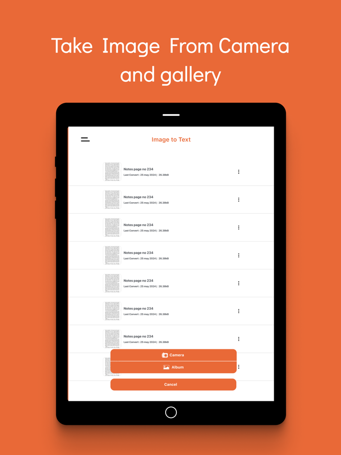Image2text -Text Scanner