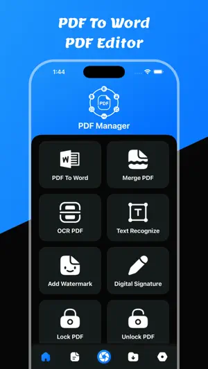 PDF To Word: PDF Editor screenshot 1