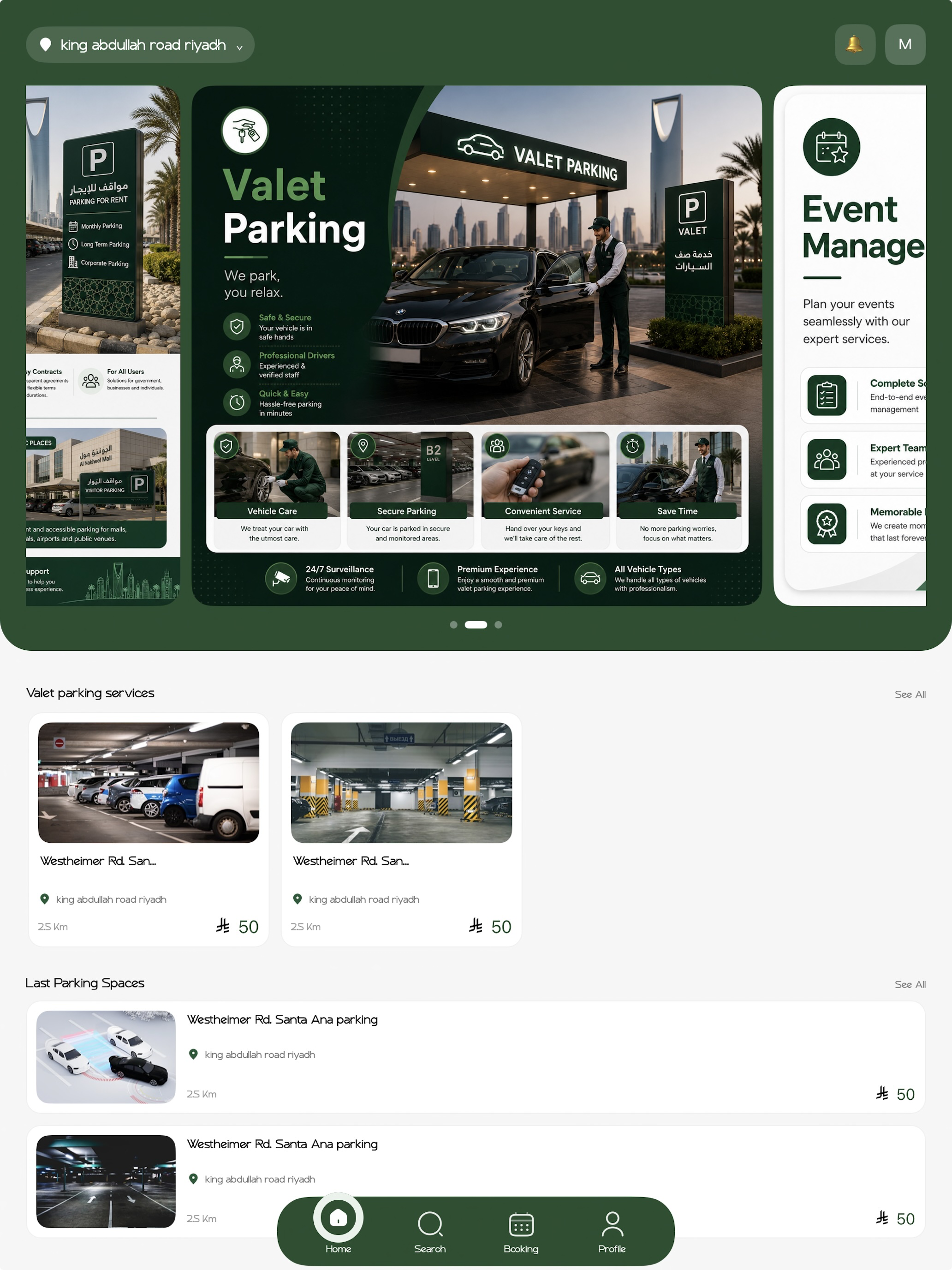 ParkIn Valet – Smart Parking
