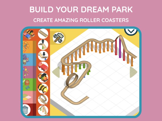 Pango Theme Park Builder iPad screenshot 1 - Education app