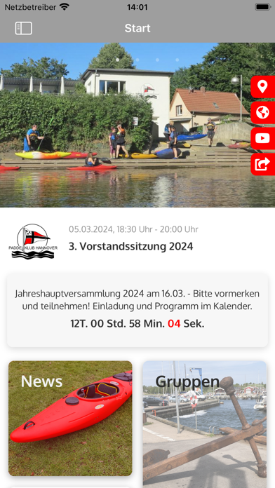 Paddel-Klub Hannover e.V. Screenshot