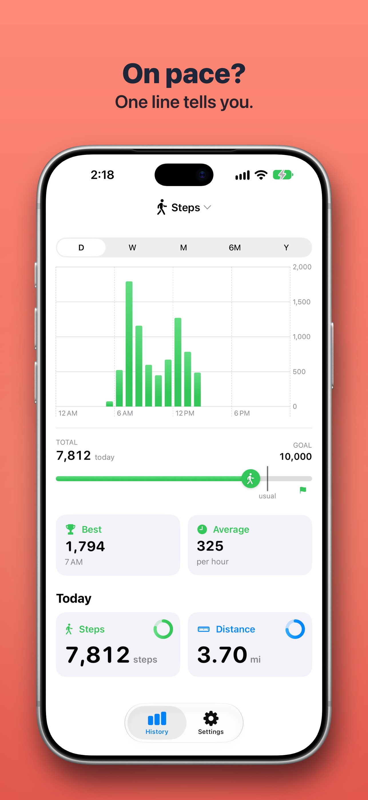 Screenshot 2 of StepWatcher