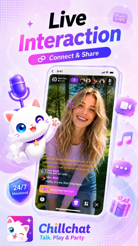 ChillChat - Talk, Play & Party screenshot 3 of 5