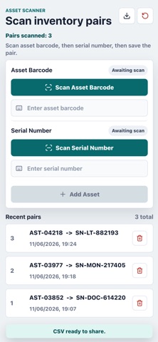 Asset Scanner screenshot