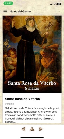 Santo del Giorno App iPhone screenshot 1