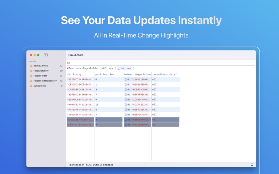 #3. DataScout for SwiftData (macOS) Podle: Oleksii Oliinyk