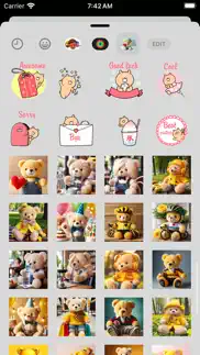 gummy bear stickers pack iphone screenshot 2