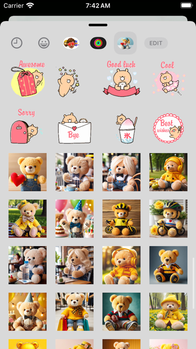 Gummy Bear Stickers Pack Screenshot