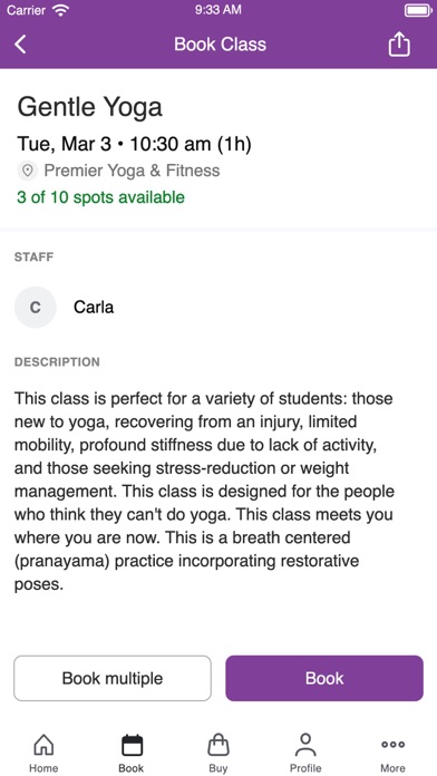 Screenshot #3 pour Premier Yoga & Fitness