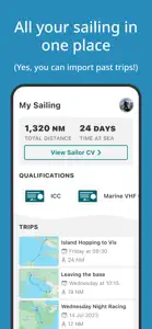 SailTies: Logbook GPS Tracking screenshot #1 for iPhone