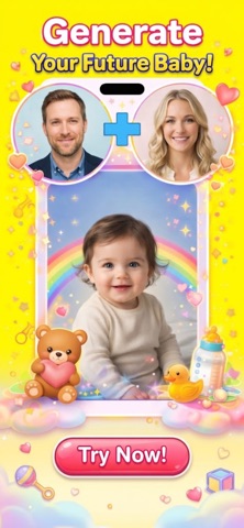 AI Baby Face Predictor & Maker iPhone screenshot