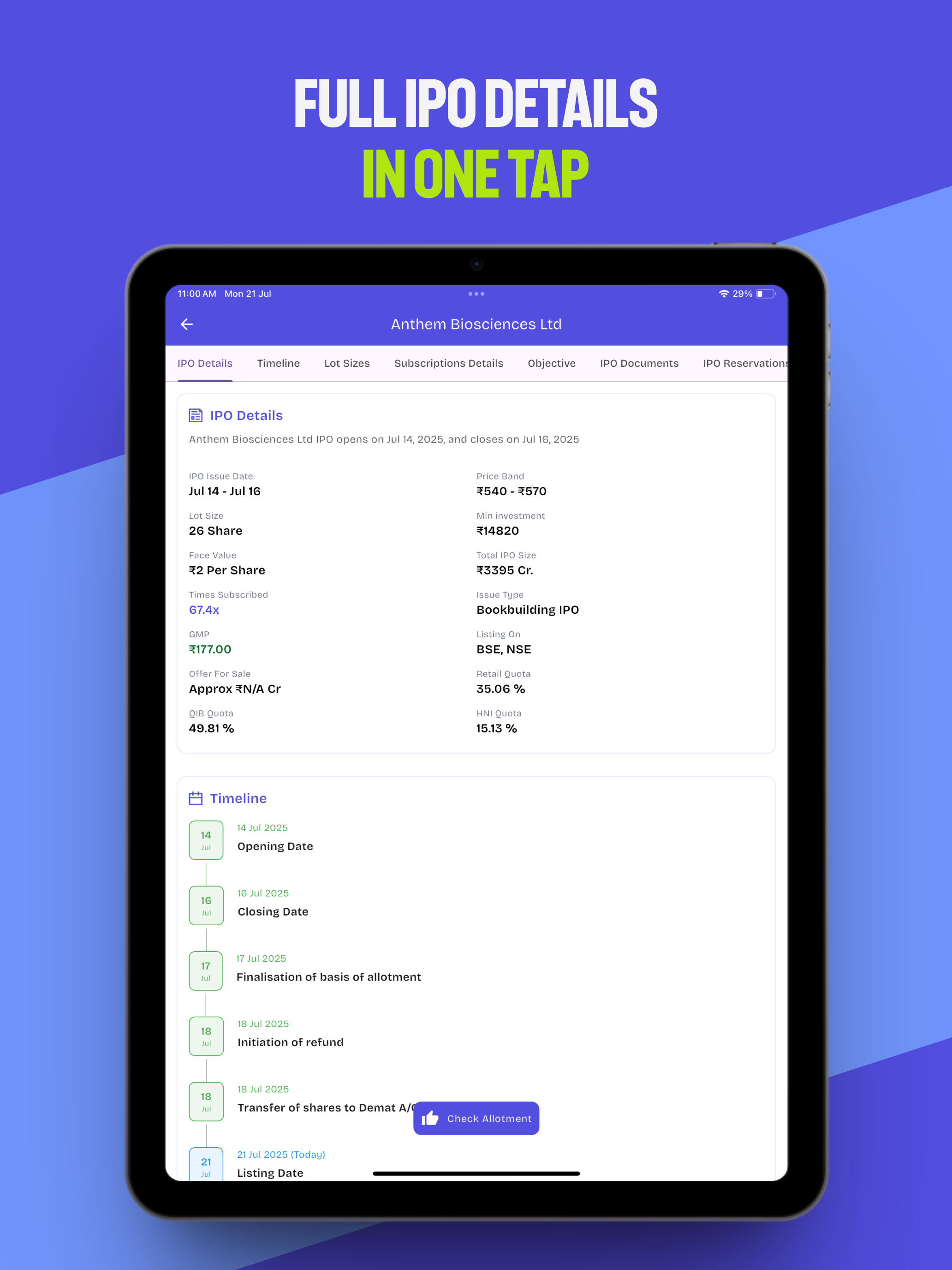 Rupix IPO screenshot 10