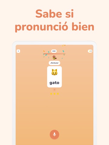 ¡Habla! Pronunciación niños iPad screenshot