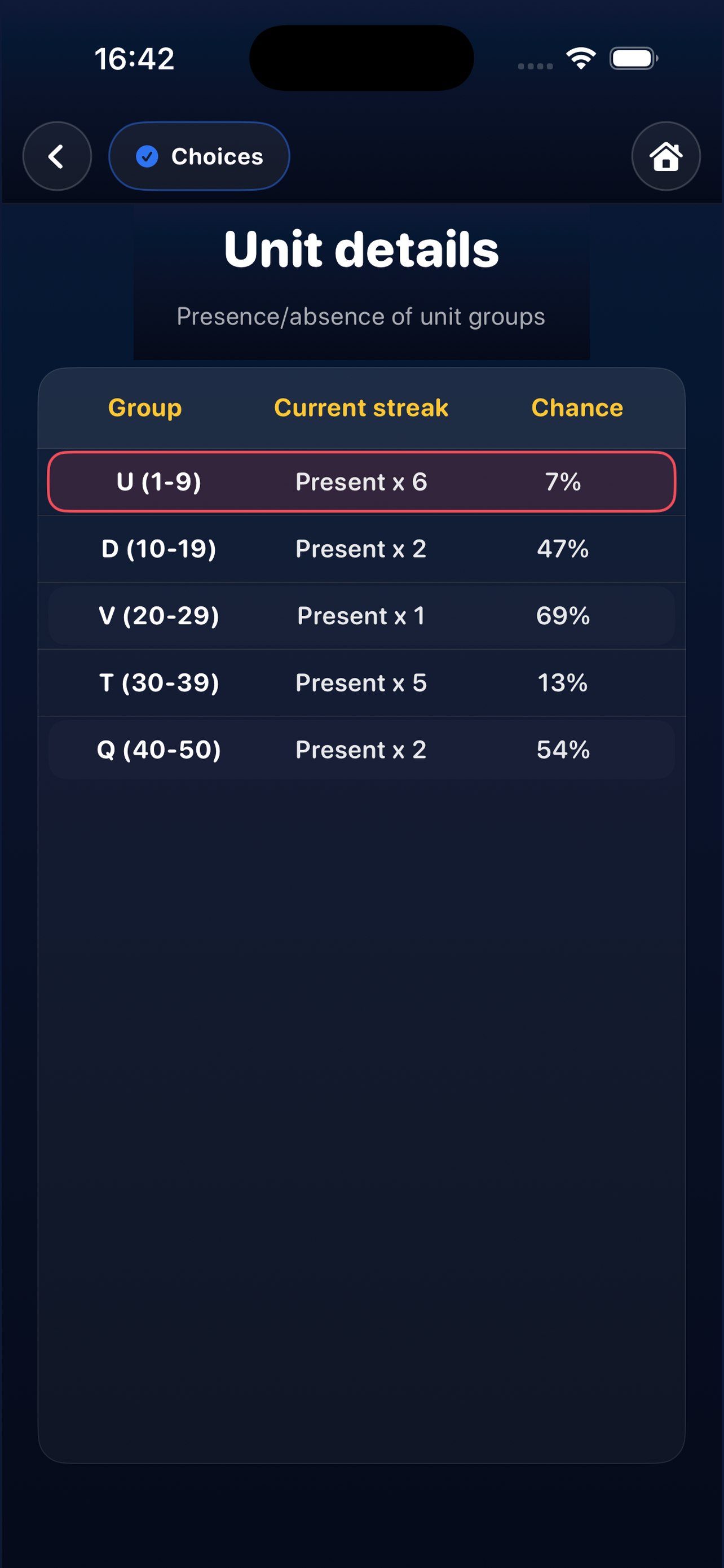 EuroMillions Analyse screenshot 3