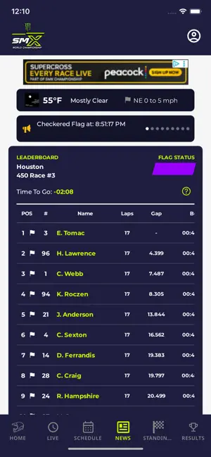 SMX Live Timing and Scoring screenshot 1