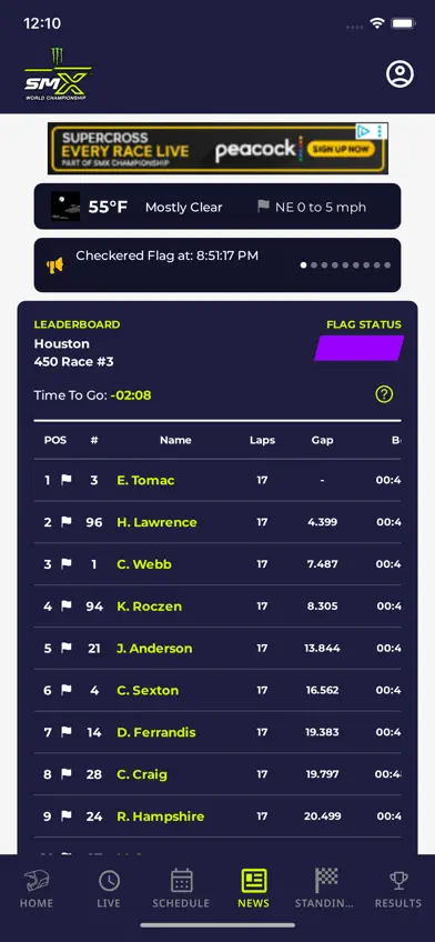 SMX Live Timing and Scoring screenshot 1