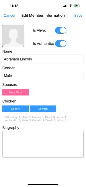 Family Tree Tool screenshot 3