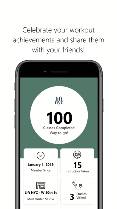 Lift NYC iPhone screenshot 4 - Health & Fitness app