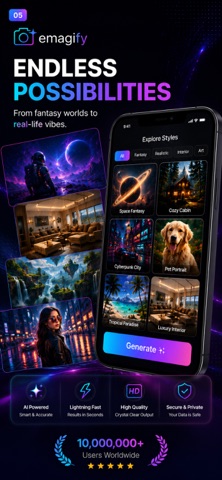Emagify - AI Photo Generator screenshot