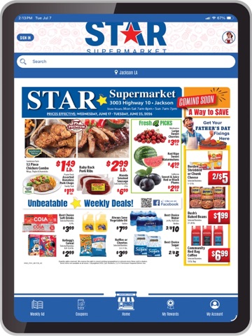 Star Supermarket Jackson iPad screenshot