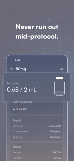 Peptide Tracker Log & Reminder screenshot 7