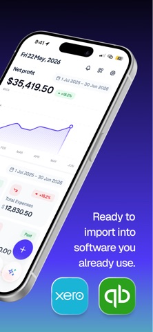 Tax AI - One Tap Bookkeeping iPhone screenshot