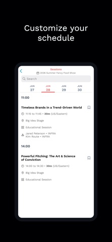 SFA Events screenshot