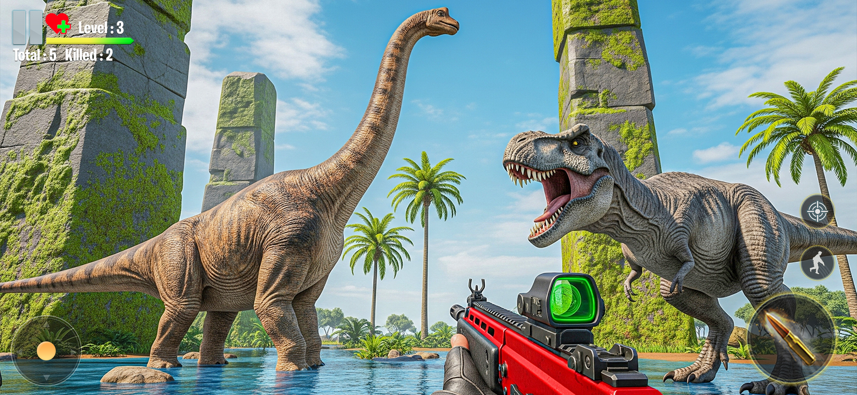 Dinosaur Hunting World Game