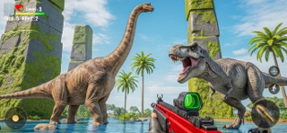 Dinosaur Hunting World Game iPhone screenshot