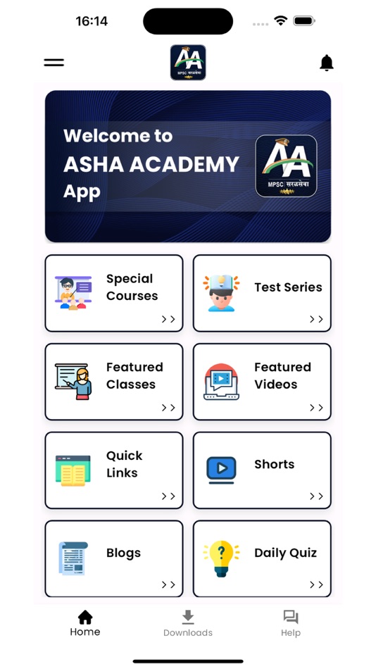 #2. Asha Academy (iOS) Podle: Anuj Gupta