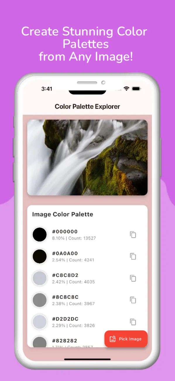 Screenshot #3 pour Color Palette Generator Pro