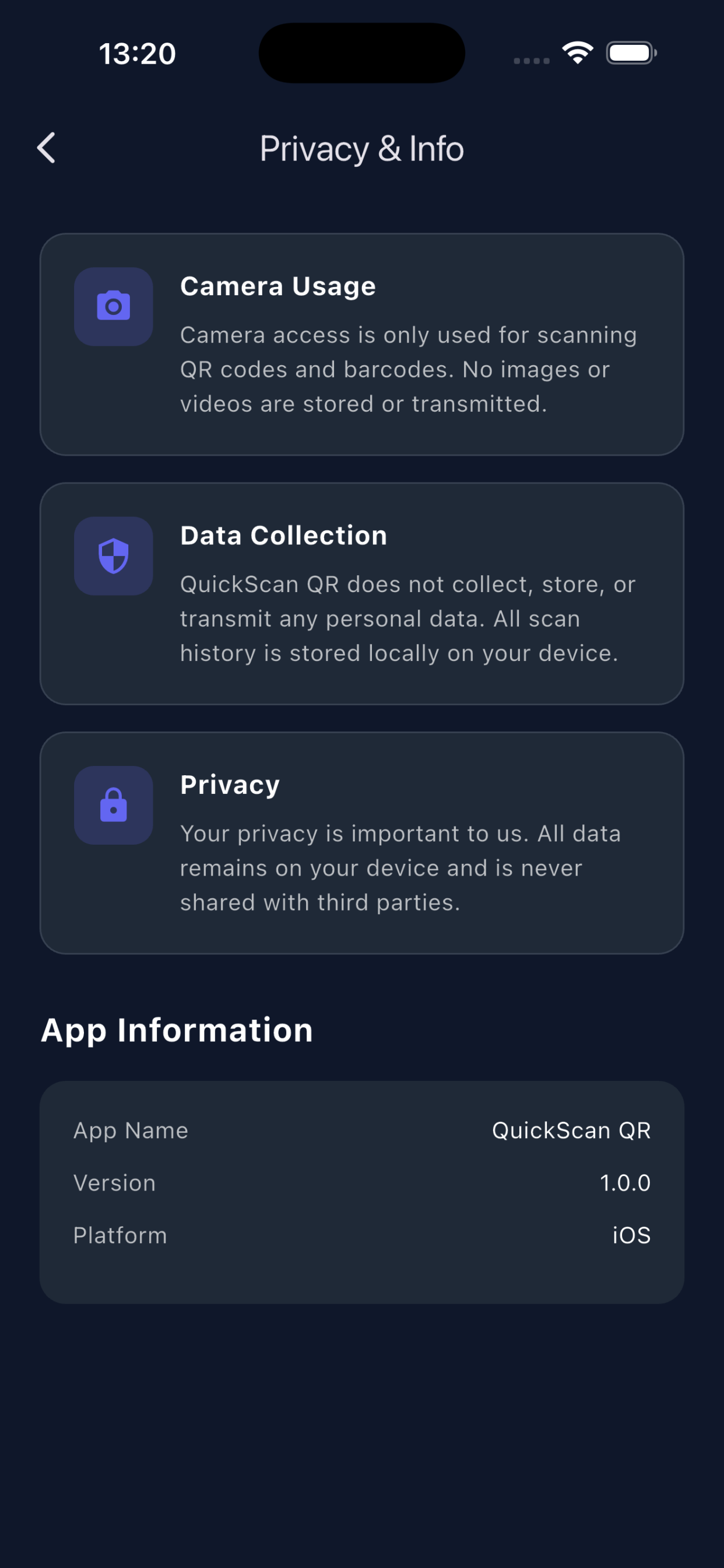QuickScan QR screenshot 7